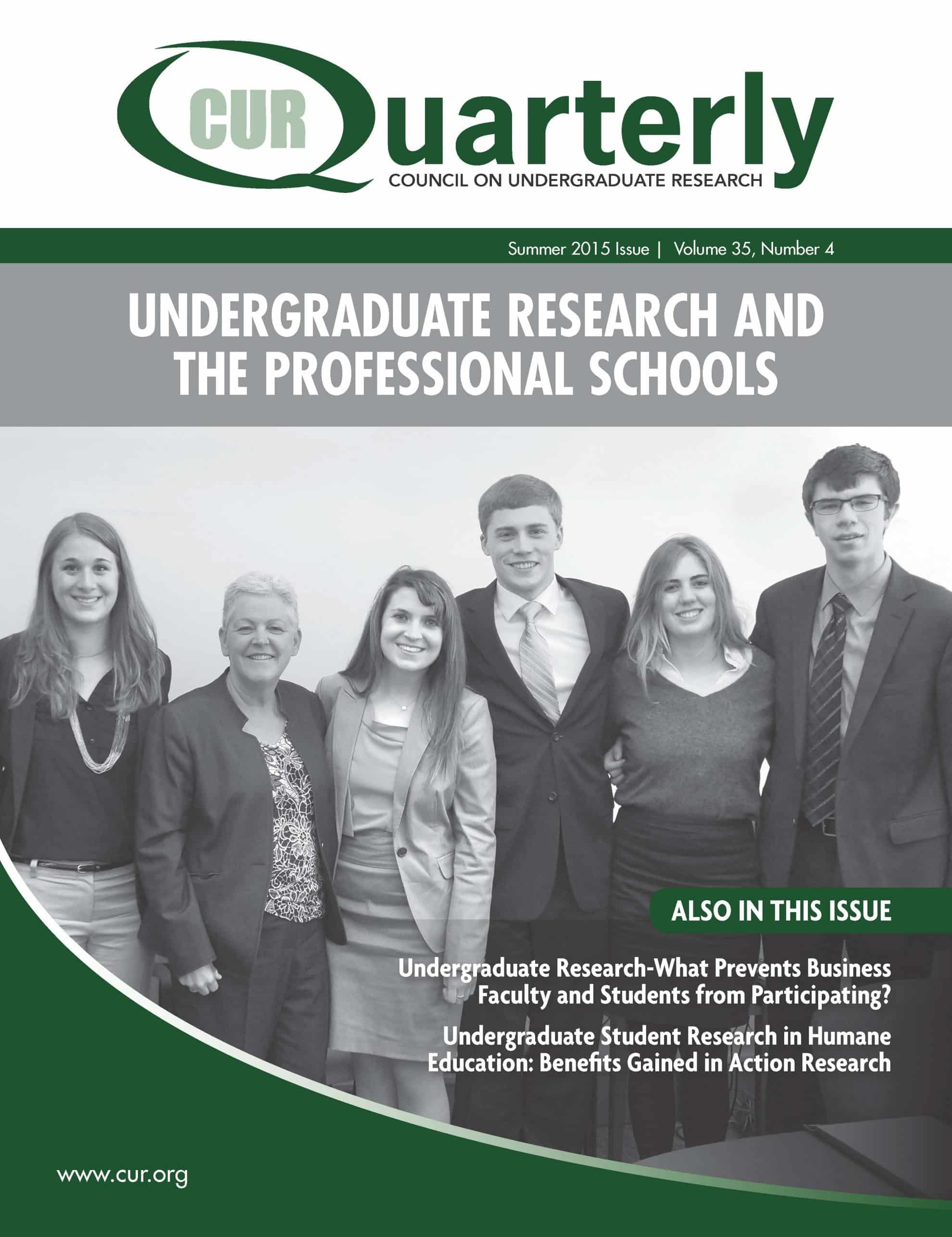 cur undergraduate research journal